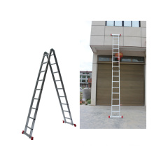 factory price 4 meters aluminium straight ladder for outdoor use